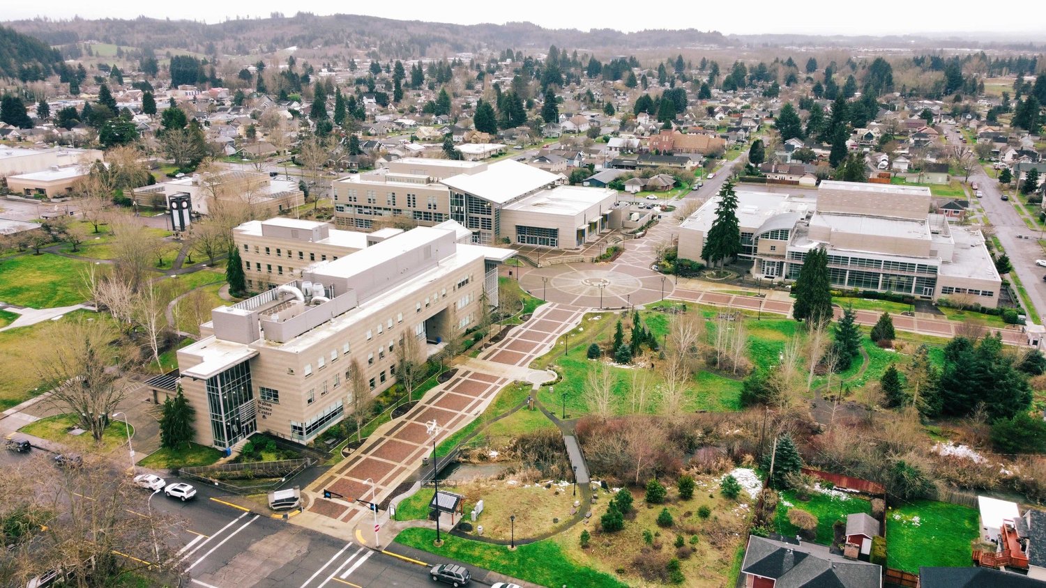 The Centralia College campus is pictured from above in this Chronicle file photo.